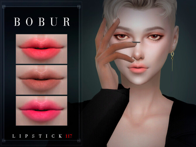 Sims 4 Lipstick 117 by Bobur3 at TSR
