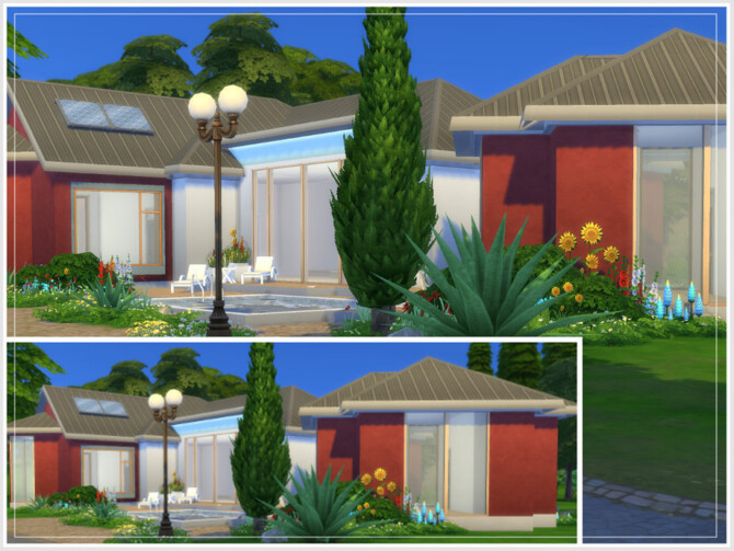 Sims 4 Kays Single Storey house by philo at TSR