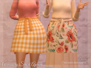 Accessory Short Apron by Dissia at TSR