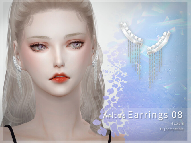 Sims 4 Earrings 8 by Arltos at TSR