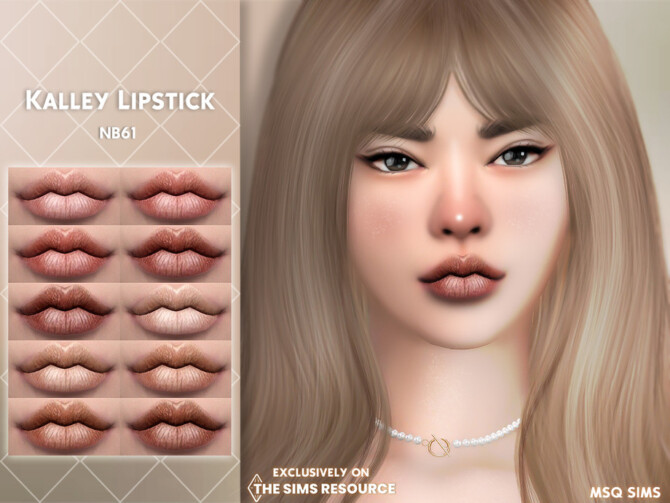 Sims 4 Kalley Lipstick by MSQSIMS at TSR