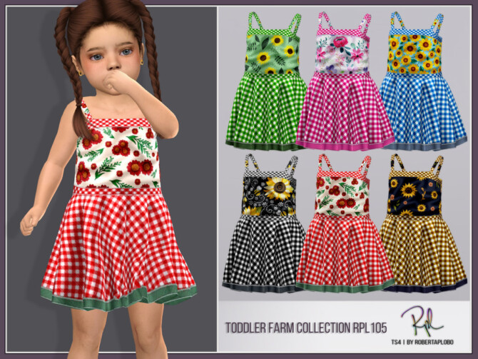 Sims 4 Toddler Farm Collection RPL105 by RobertaPLobo at TSR