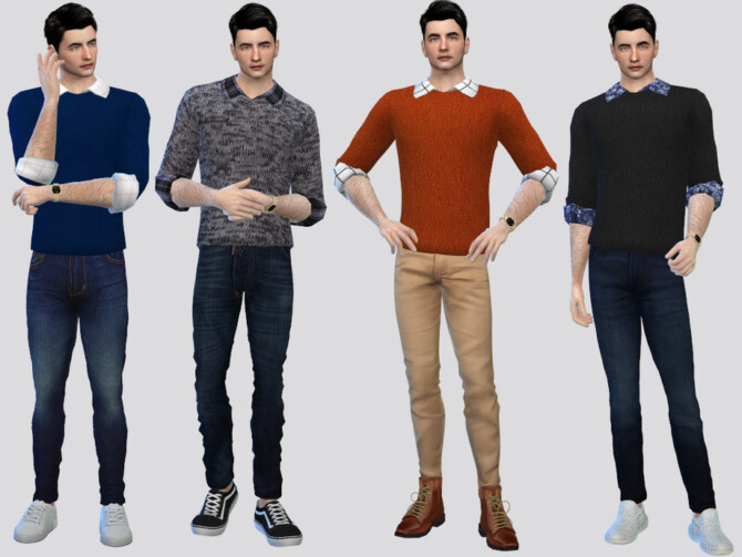 Sims 4 Sotto Casual Top by McLayneSims at TSR