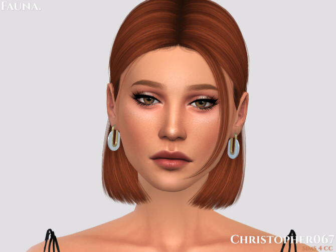 Sims 4 Fauna Earrings by Christopher067 at TSR