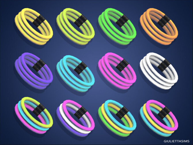Sims 4 Glow Festival Bracelets For Kids (right wrist) by feyona at TSR