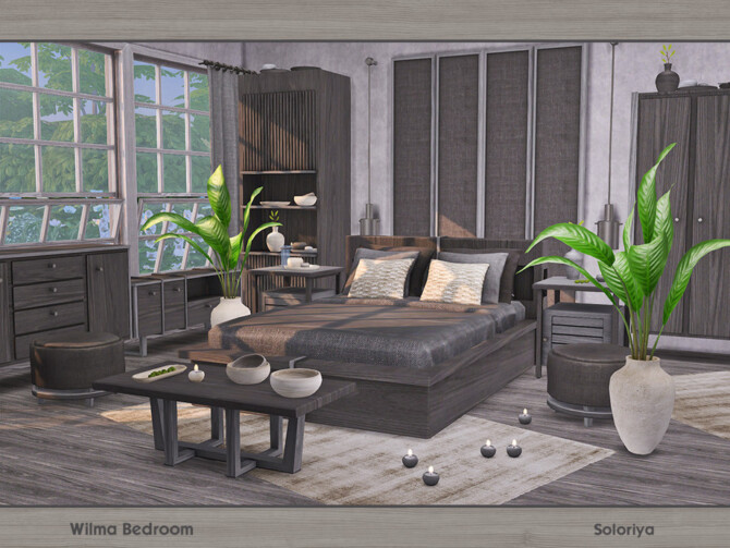 Sims 4 Wilma Bedroom by soloriya at TSR