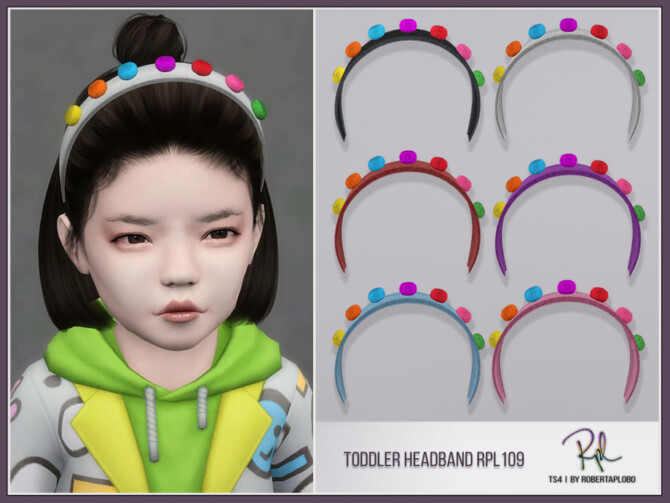 Sims 4 Toddler Headband RPL109 by RobertaPLobo at TSR