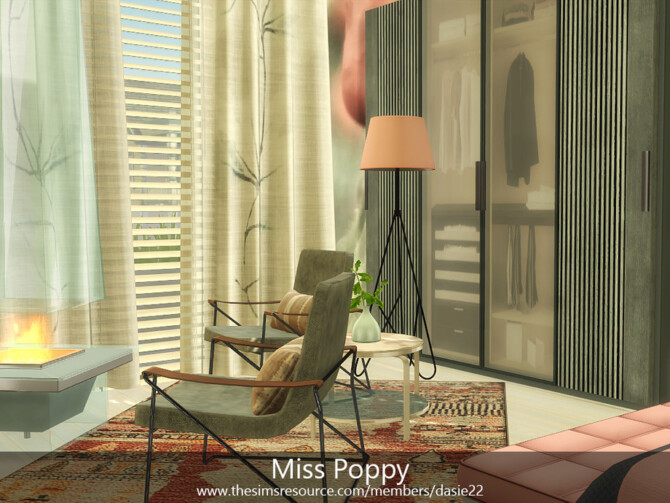 Sims 4 Miss Poppy Bedroom by dasie2 at TSR