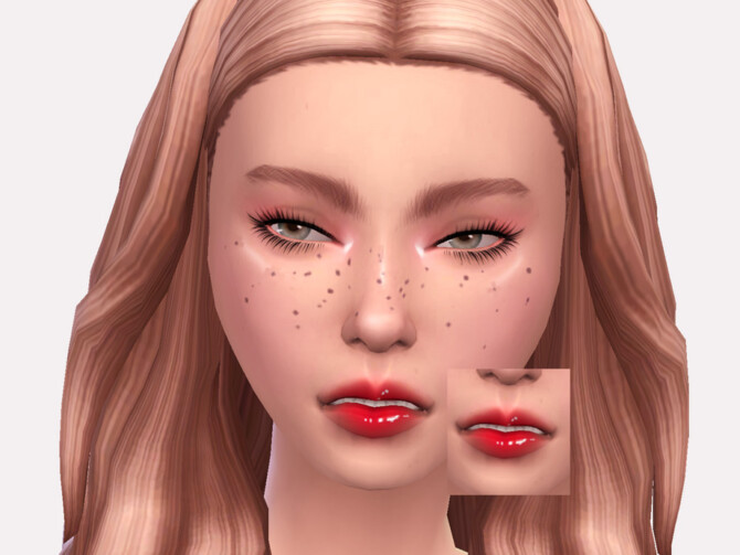 Sims 4 Yella Lipgloss by Sagittariah at TSR