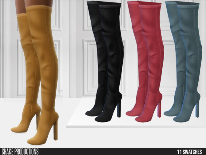 Sims 4 724 High Heel Boots by ShakeProductions at TSR