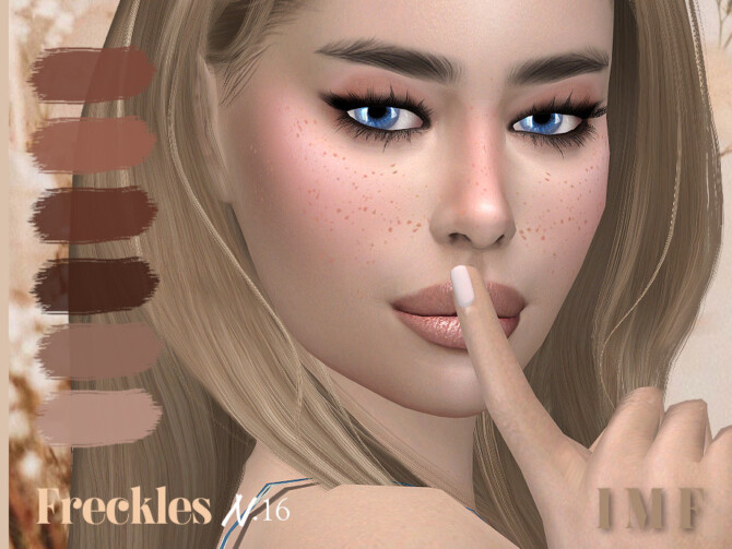 Sims 4 IMF Freckles N.16 by IzzieMcFire at TSR