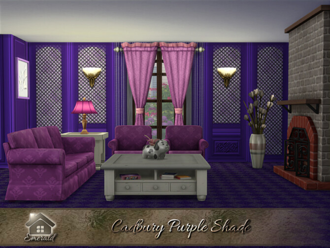 Sims 4 Cadbury Purple Shade by emerald at TSR