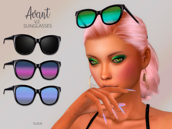 Sims 4 Avant Sunglasses by Suzue at TSR