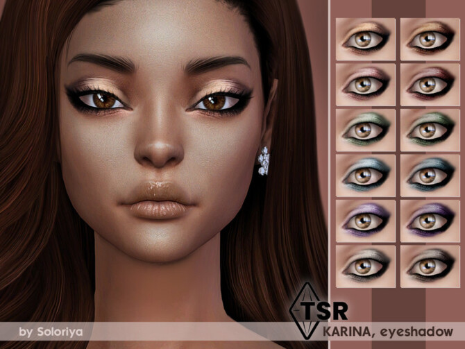 Sims 4 Eyeshadow Karina by soloriya at TSR