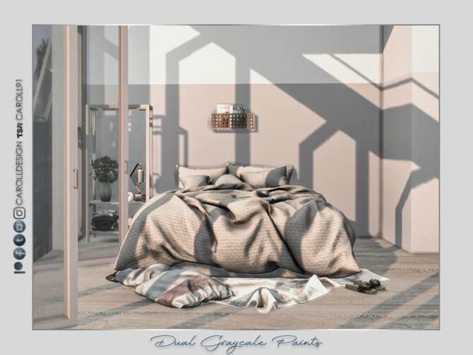 Sims 4 Dual Grayscale Paints by Caroll91 at TSR