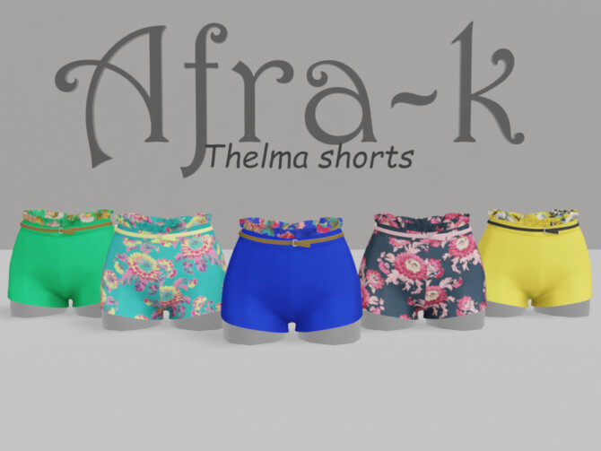 Sims 4 Thelma shorts by akaysims at TSR