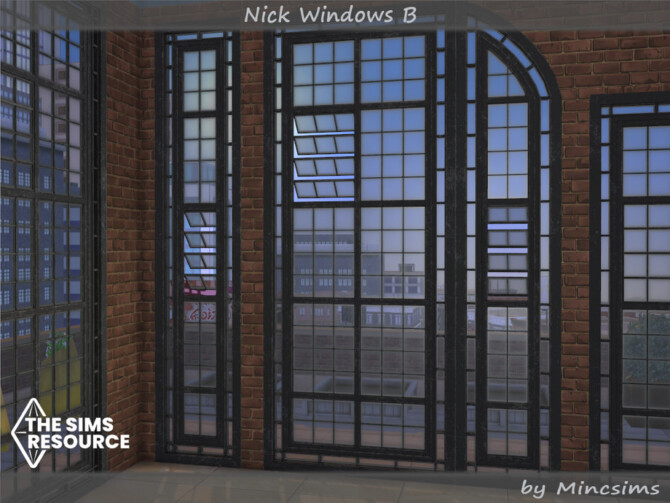 Sims 4 Nick Windows B by Mincsims at TSR