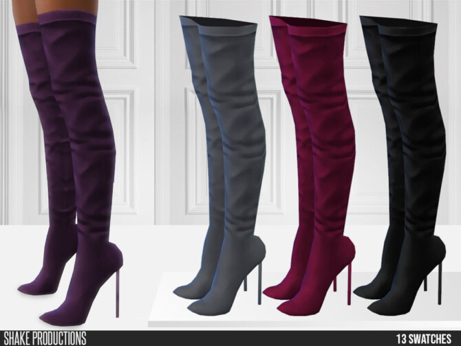Sims 4 716 Boots by ShakeProductions at TSR