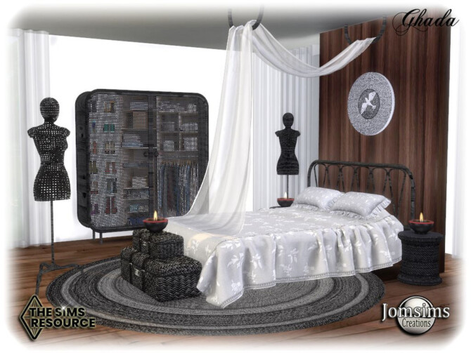 Sims 4 Ghada bedroom by jomsims at TSR