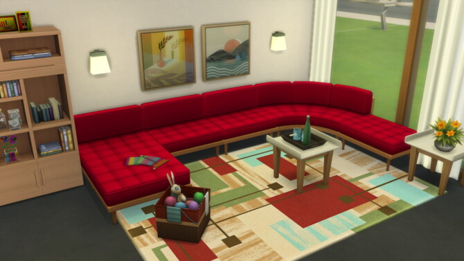 Sims 4 Tough And Tufted Sectional Sofa and Lounge Recolours at Mod The Sims 4