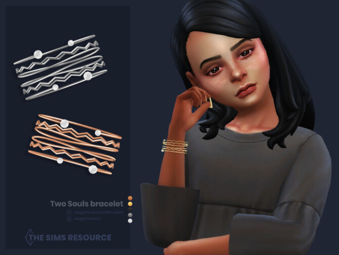 Sims 4 Two Souls bracelet Kids version by sugar owl at TSR