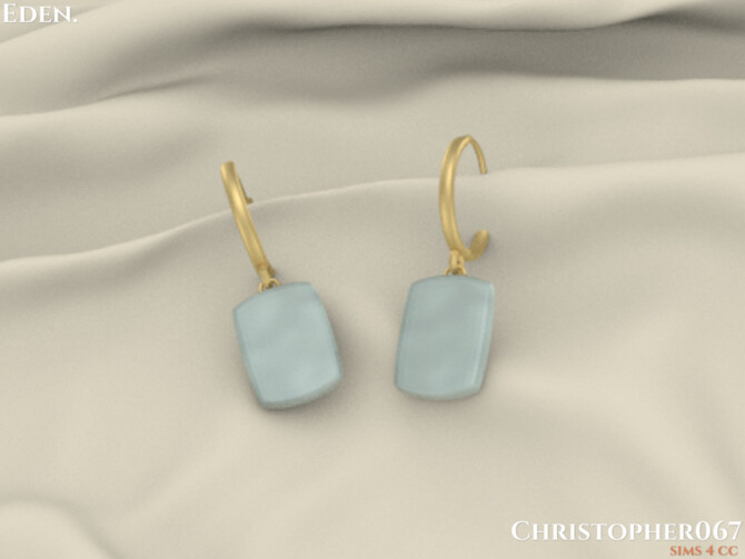 Sims 4 Eden Earrings by Christopher067 at TSR