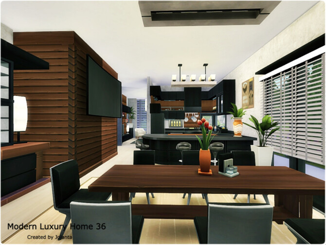 Sims 4 Modern Luxury Home 36 by jolanta at TSR