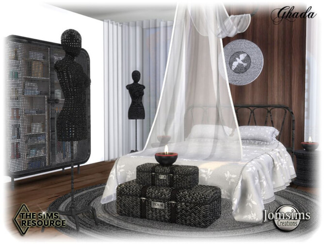 Sims 4 Ghada bedroom by jomsims at TSR