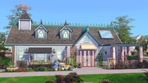 Oak Alcove Newcrest Retail Flower Shop at Mod The Sims 4