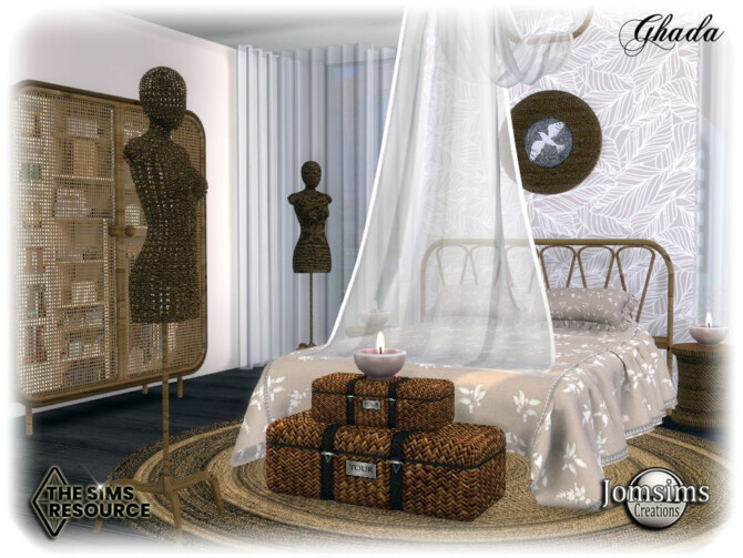 Sims 4 Ghada bedroom by jomsims at TSR