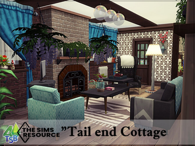 Sims 4 Tail end Cottage by bozena at TSR
