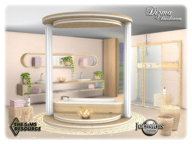 Sims 4 Dizma bathroom by jomsims at TSR