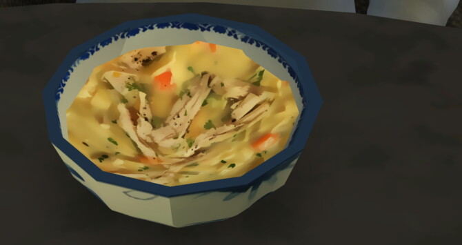 Sims 4 Chicken Noodle Soup Custom Recipe at Mod The Sims 4