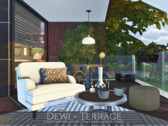 Sims 4 Dewi Terrace by Rirann at TSR