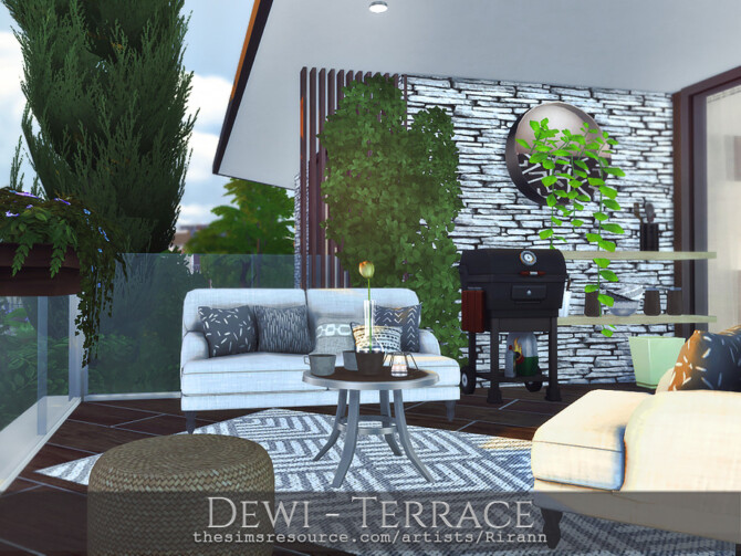 Sims 4 Dewi Terrace by Rirann at TSR