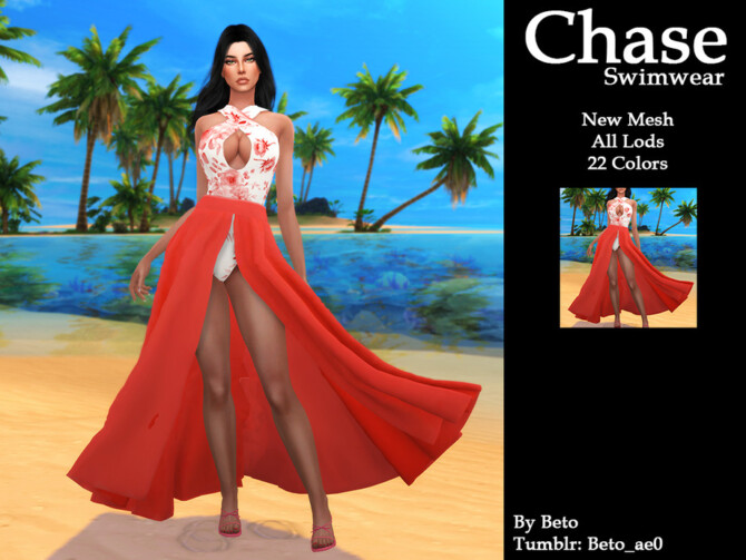Sims 4 Chase Swimwear by Beto ae0 at TSR