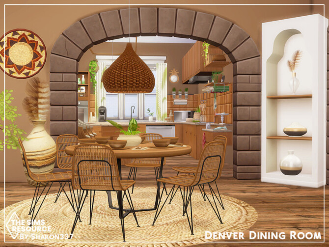 Sims 4 Denver Dining Room by sharon337 at TSR