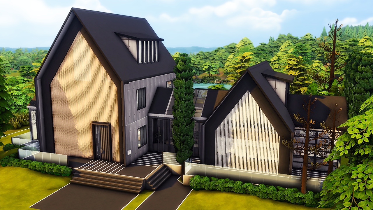 Scandinavian House by plumbobkingdom at Mod The Sims 4 » Sims 4 Updates