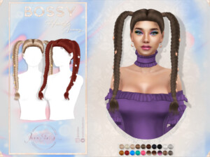 Bossy (Braid Accessories) by JavaSims at TSR