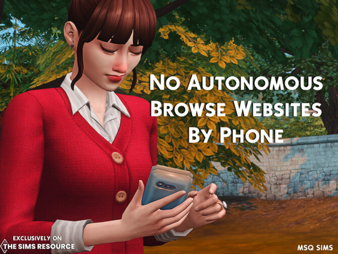 Sims 4 No Autonomous Browse Websites By Phone at TSR