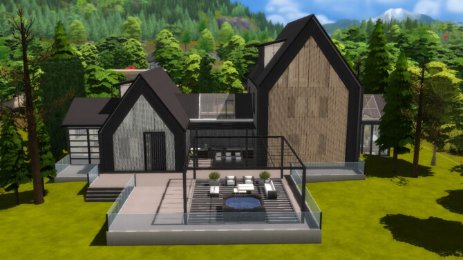 Sims 4 Scandinavian House by plumbobkingdom at Mod The Sims 4