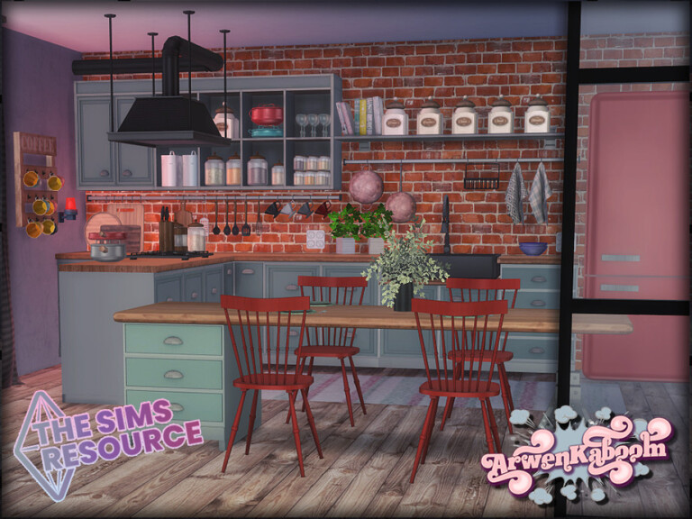 sims 4 kitchen cc pack