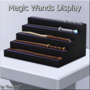 Magic Wands Display by TheJim07 at Mod The Sims 4
