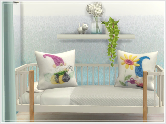 Sims 4 Daphne Nursery Cushions by philo at TSR