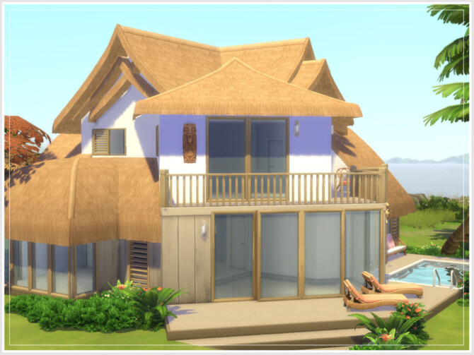 Sims 4 Capucine Empty Shell House by philo at TSR