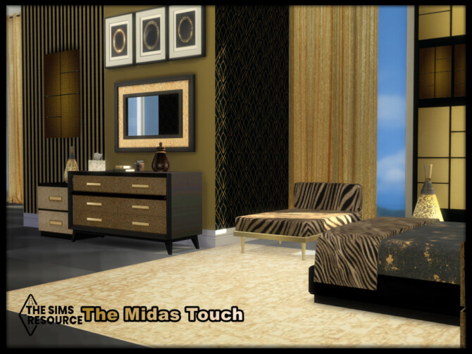 Sims 4 The Midas Touch Bedroom by seimar8 at TSR