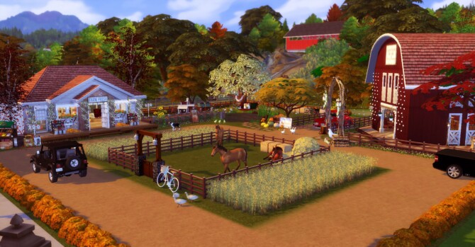 Sims 4 FARM VILLE at Lilly Sims