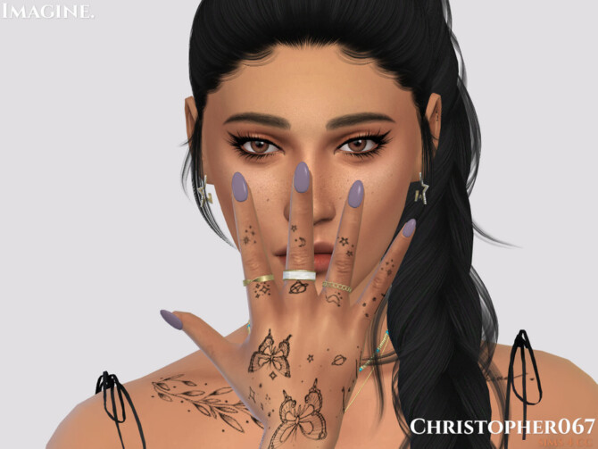 Sims 4 Imagine Rings by Christopher067 at TSR