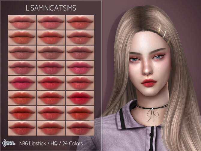 Sims 4 LMCS N86 Lipstick (HQ) by Lisaminicatsims at TSR