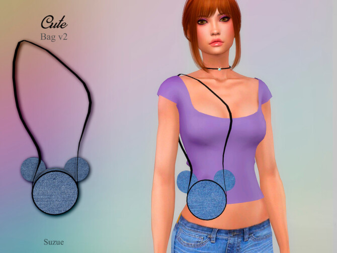 Sims 4 Cute Bag v2 by Suzue at TSR
